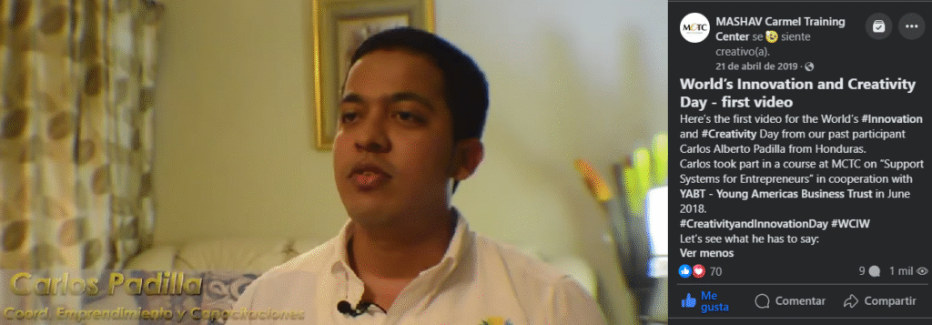 De Israel a Honduras, un sueño premiado